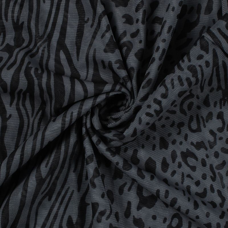 2024 Autumn New Fashion Mesh Sexy Perspective Leopard Pattern Butt Wrapped Open Back Long Dress For Women_voghion.com