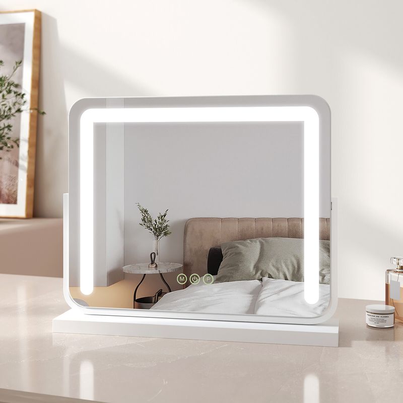 EMKE Hollywood Vanity Mirror With LED Lights Dimmable For Make Up Dressing Table_voghion.com