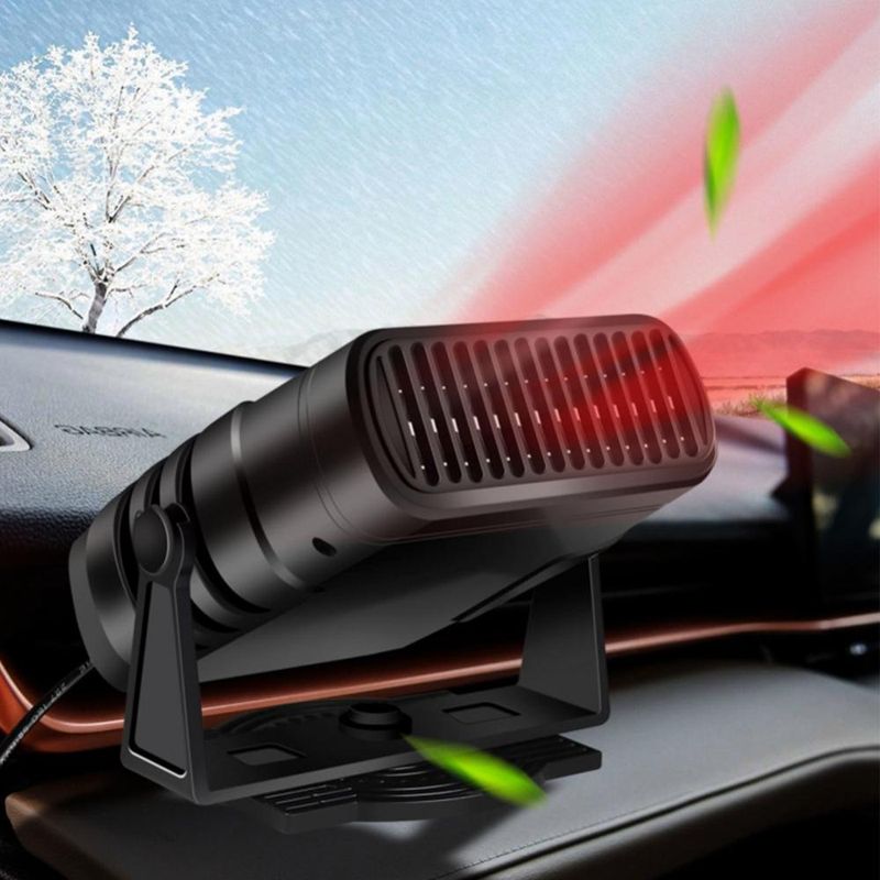 12 V-os 24 V-os autófűtés, állítható hűtő-fűtőventilátor, elektromos szárítógép, szélvédő páramentesítő, jégtelenítő, autóelektronika_voghion.com