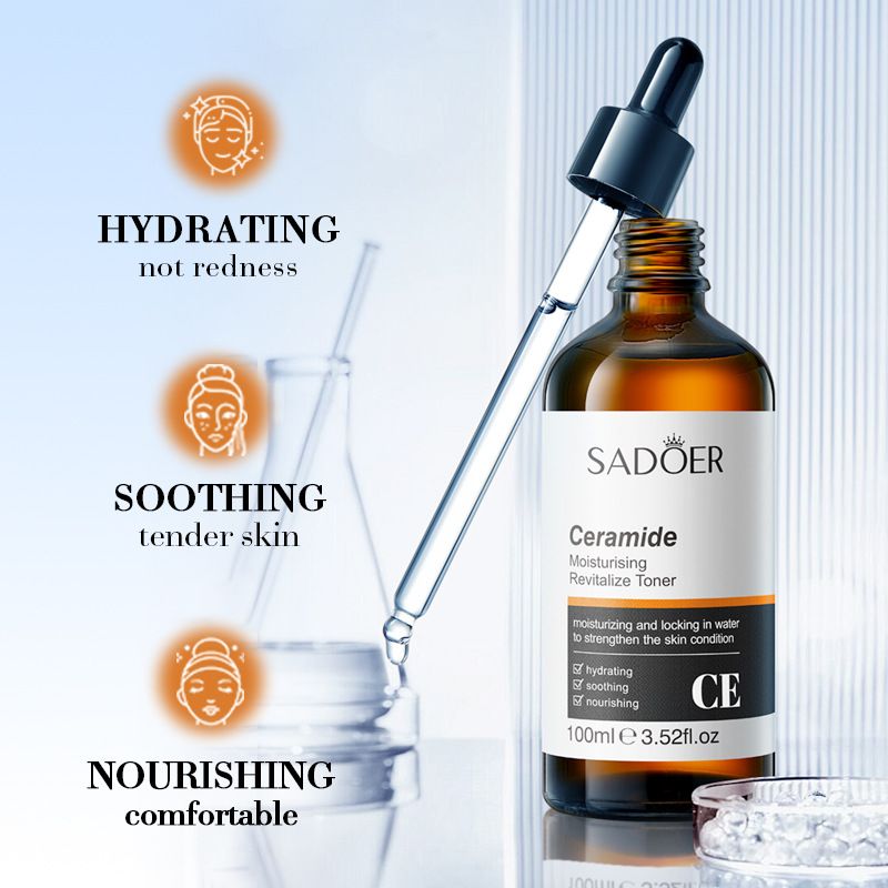 Full English SADOER Ceramide Revitalizing Toner Skin Rejuvenation Hydrating Moisturizing Water_voghion.com