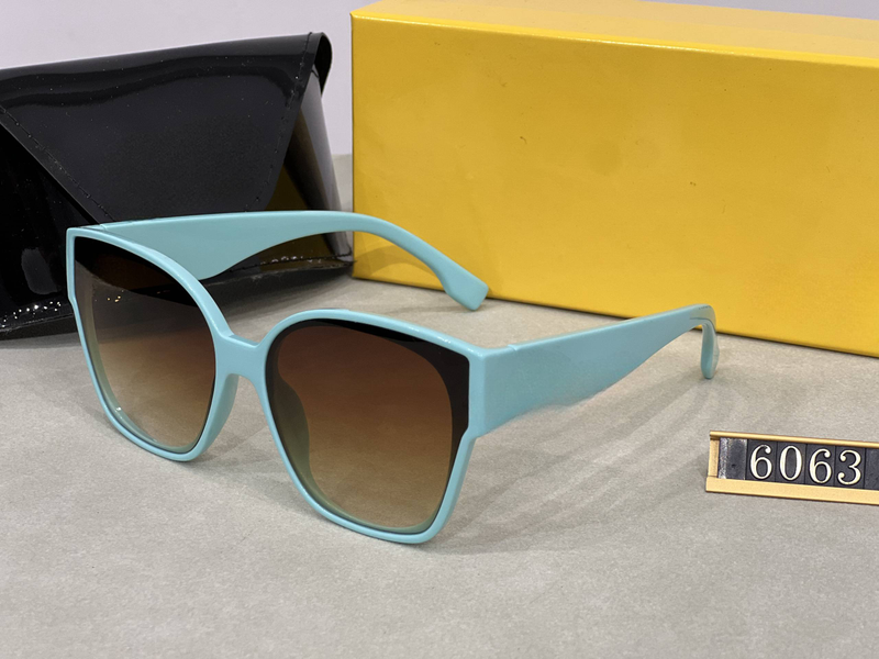 Nuove lettere classiche di alta qualità per lo shopping all'aperto Protezione UV Viaggio Occhiali da sole estivi essenziali Una varietà di colori solidi tra cui scegliere_voghion.com