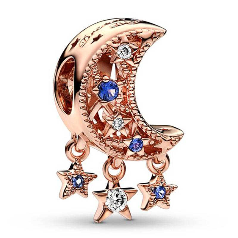 Jewelry & Accessories Charm Bracelets Rabbit Star Pendant Alloy Large Hole Bead Bracelet Beaded DIY_voghion.com