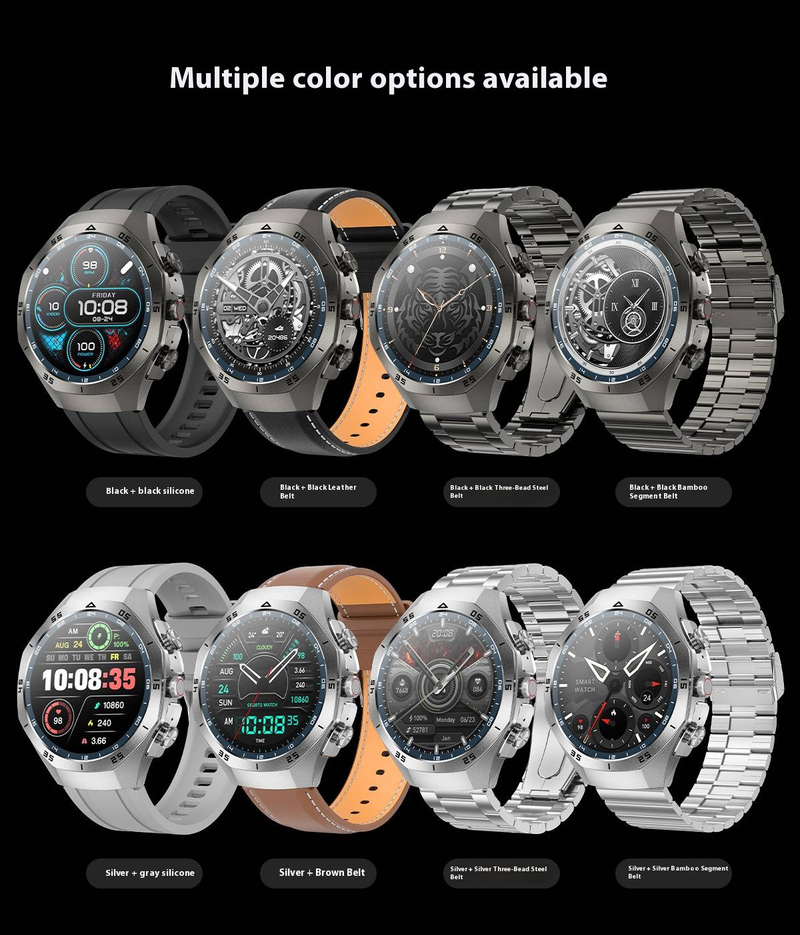 Smart Watch With Bluetooth Earphones 2-in-1, Fitness Tracker With Heart Rate Monitor, Sleep Tracking, Music Playback, NFC,_voghion.com