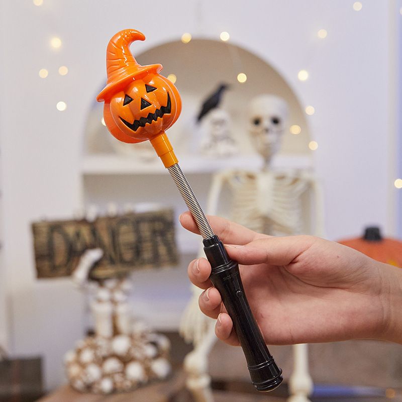 Halloween LED Hand Crank Pumpkin Lantern Bar Party Decoration Atmosphere Light Send Children Gift Small Ornaments_voghion.com