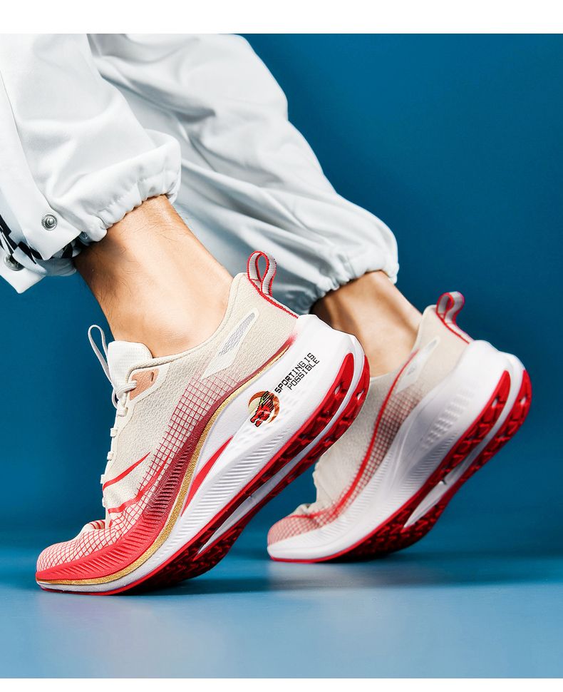 Nuove scarpe da corsa per coppie con piastra in carbonio esplosiva e suono di attrito, scarpe da ginnastica ammortizzanti per maratona da donna per studenti maschi_voghion.com