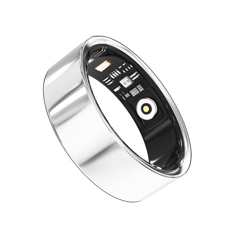 Yüzükler Yüzükler Yeni V1daRing Akıllı Yüzük Giyilebilir Yüzük Bluetooth Kan Oksijen Kalp Atış Hızı Sağlık Adım Sayacı Uyku Egzersiz_voghion.com