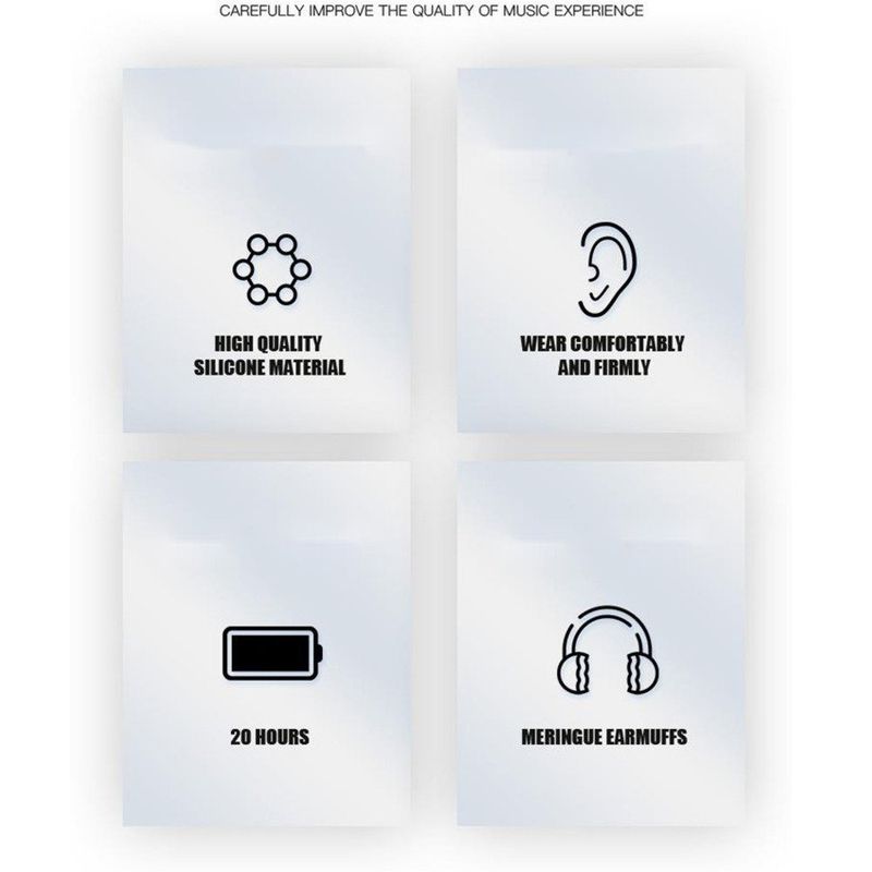 Over-ear Bluetooth-koptelefoon met kaartsleuf, opvouwbare muziek, draadloze oordopjes met ruisonderdrukking_voghion.com