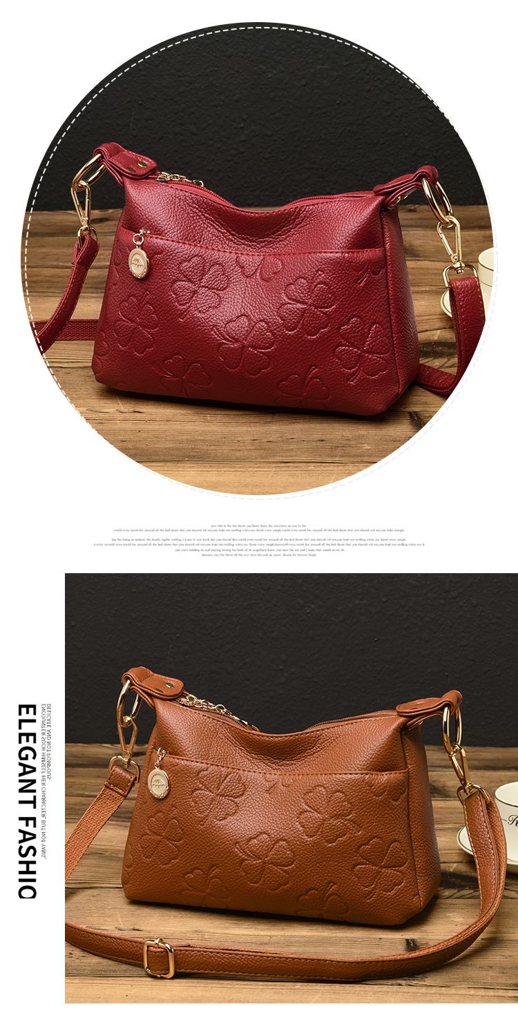 Zaino da donna in morbida pelle con tracolla di grande capacità, modello 2025, per donne anziane, per mamme di mezza età_voghion.com