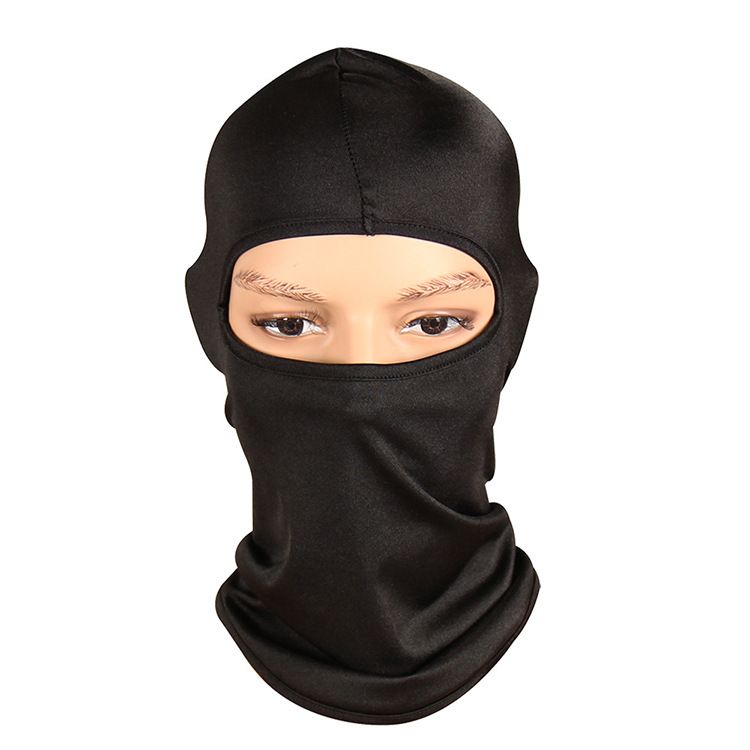 Maschera antivento con cappuccio in Lycra morbida LazyZoom per ciclismo all'aperto, bicicletta e moto. Protezione solare._voghion.com