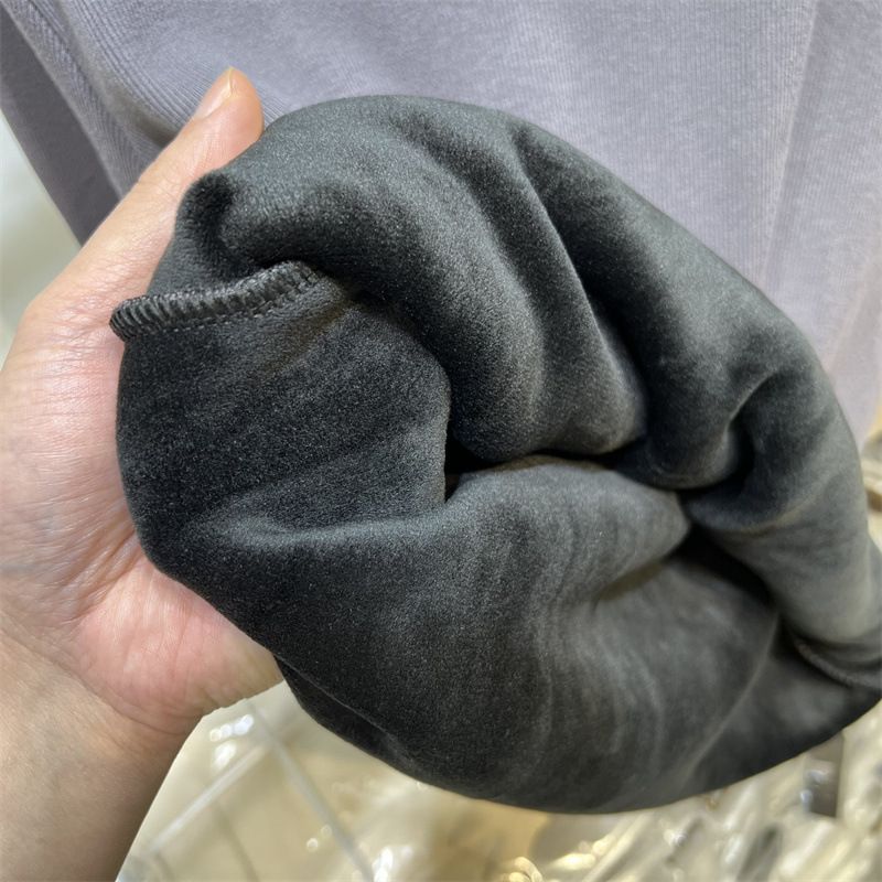 Abbigliamento da donna collo alto più velluto ispessito un pezzo maglietta di velluto per le donne autunno e inverno nuovo caldo intimo camicia inferiore top_voghion.com