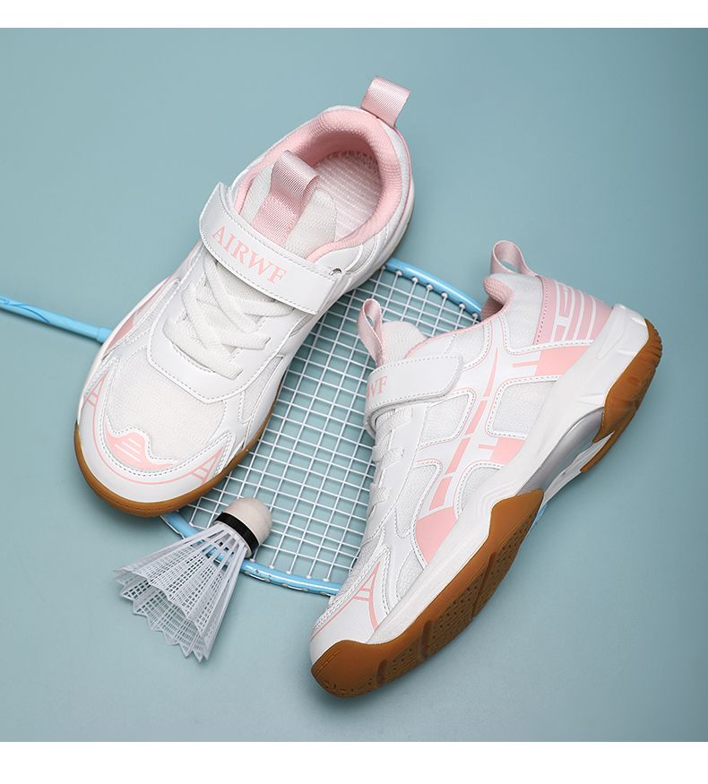 Professionelle Badmintonschuhe für Jungen und Mädchen, atmungsaktive Mesh-Tischtennisschuhe, Kinder-Sneaker, rutschfeste Kinder-Trainingsschuhe_voghion.com