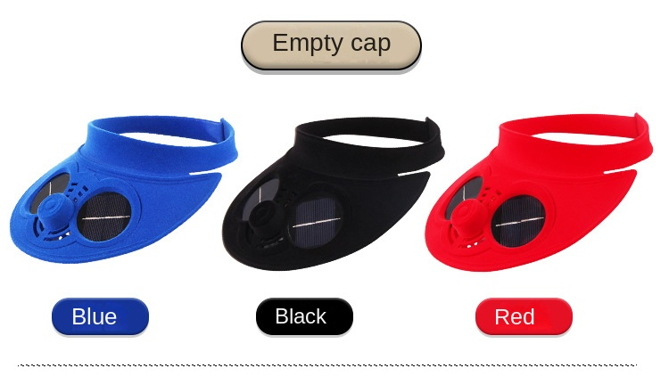 Cappello da baseball con ventola di raffreddamento Novità per esterni Cappello da campeggio per escursionismo Cappello solare solare per uomo Donna Spedizione gratuita regolabile_voghion.com