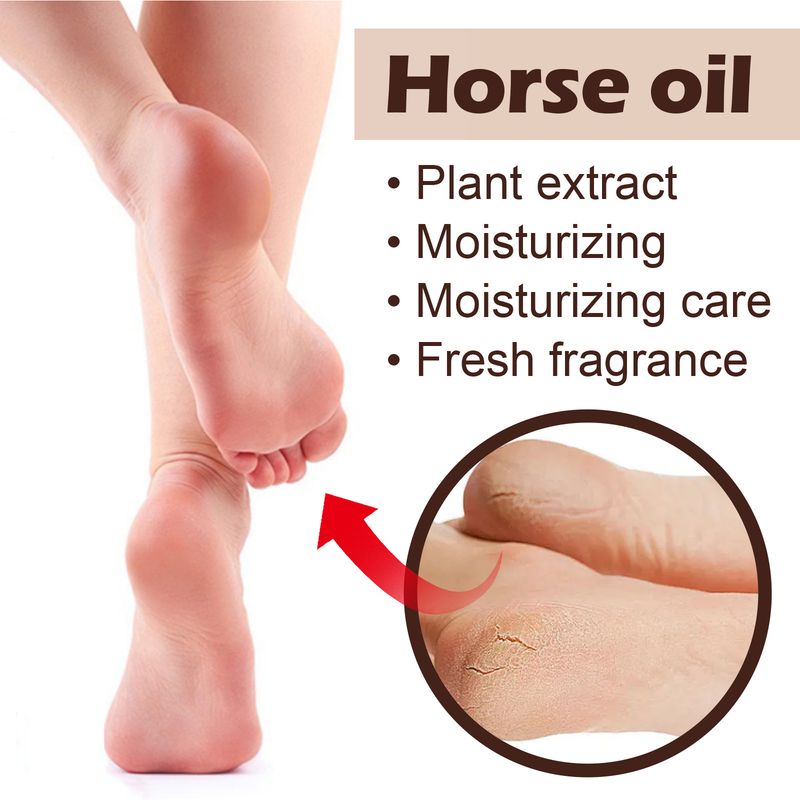 Uleiul de cal EELHOE repară pielea uscată și crăpată, exfoliază și hidratează pielea pentru picioare_voghion.com