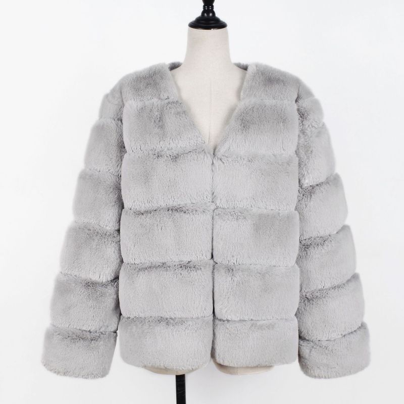 Giacca calda in peluche da donna_voghion.com