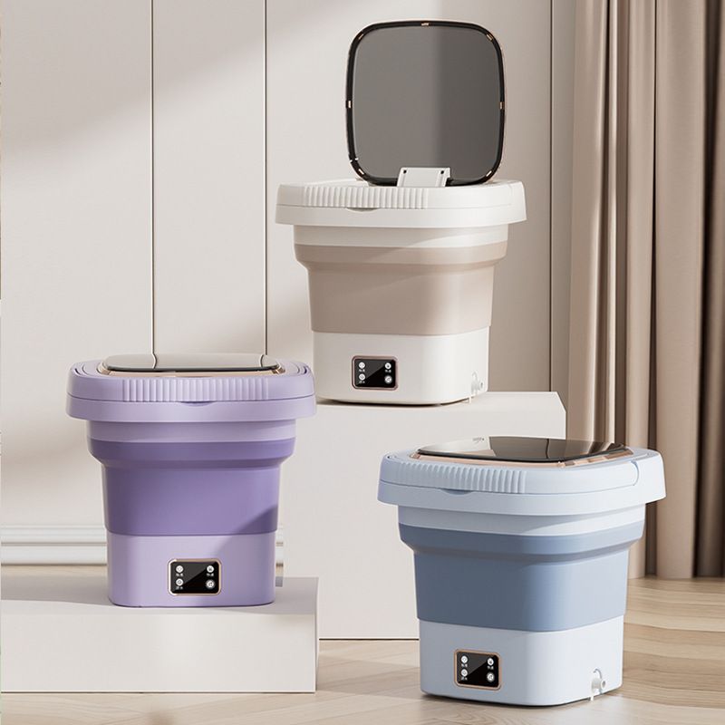 Klappwaschmaschine, tragbare Mini-Waschmaschine für Babyunterwäsche, automatische kleine Waschmaschine_voghion.com