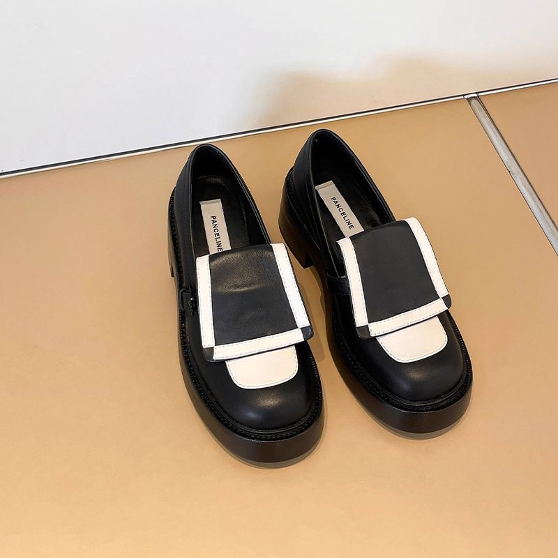 Xiaoxiangfeng Sole 6Cm Height Increase, One Foot On Le Fu Shoes, Women's 2025 Autumn New Style, Sponge Cake Round Toe_voghion.com