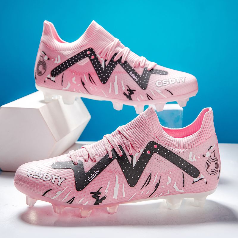 Shoe Size New Long Short Spike Youth And Adult Soccer Shoes 35-45_voghion.com