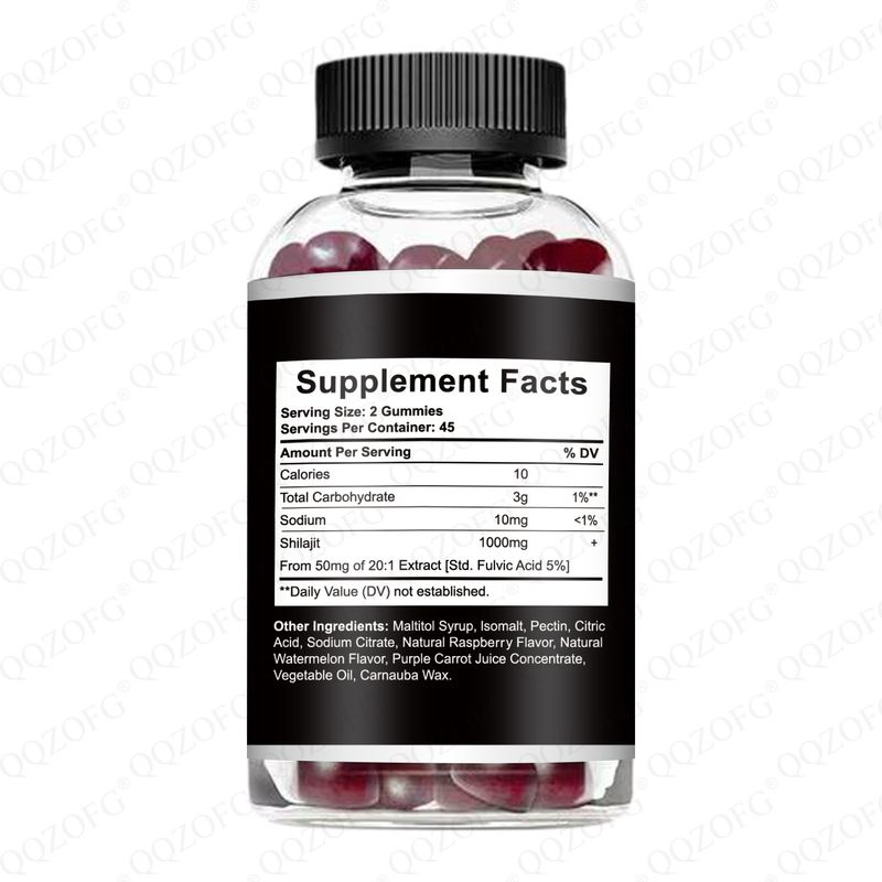 Auf Lager. Grenzüberschreitendes Bestseller-Produkt für den Außenhandel. 90 Kapseln Shilajit-Gummibärchen. Shilajit-Gummibärchen. Fabrik unterstützt OEM._voghion.com