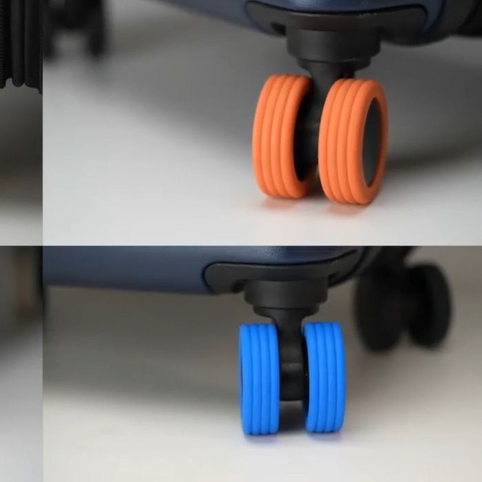 Trolley-Case-Caster-Abdeckung, geräuscharm, reduziert Radgeräusche, Gepäck-Caster-Stoßdämpfer-Schutzabdeckung_voghion.com