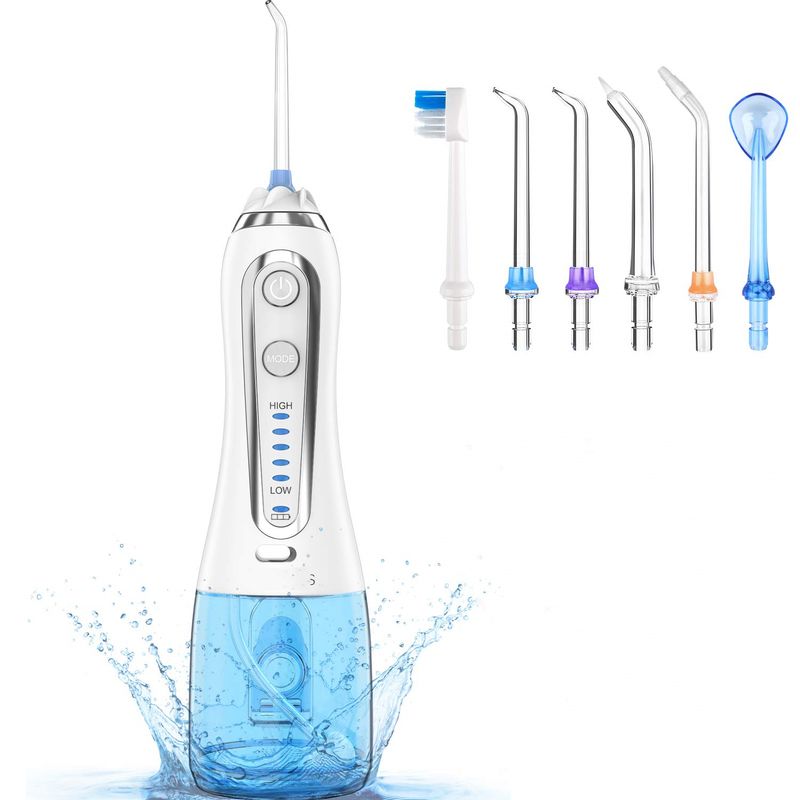 H2ofloss best-selling cordless 300ML water electric flosser waterproof IPX7 portable oral irrigator_voghion.com