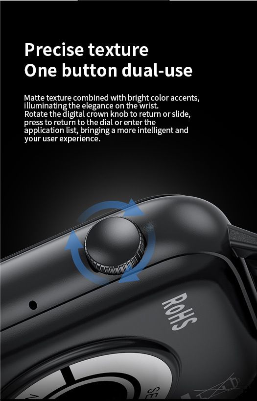 X12 Smart Watch 1.83 Large Screen Heart Rate Blood Pressure Monitoring Health Sports Bracelet_voghion.com