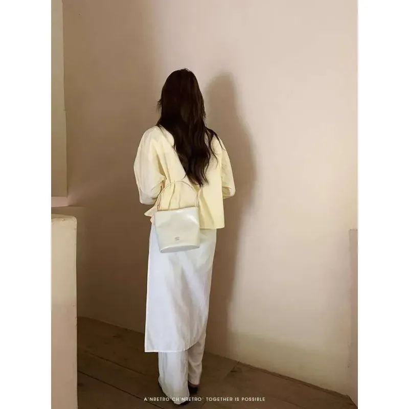 Nanfeng Chio2nd Secchiello per acqua e bollicine di soda per donna, borsa a tracolla piccola ed elegante, estiva_voghion.com