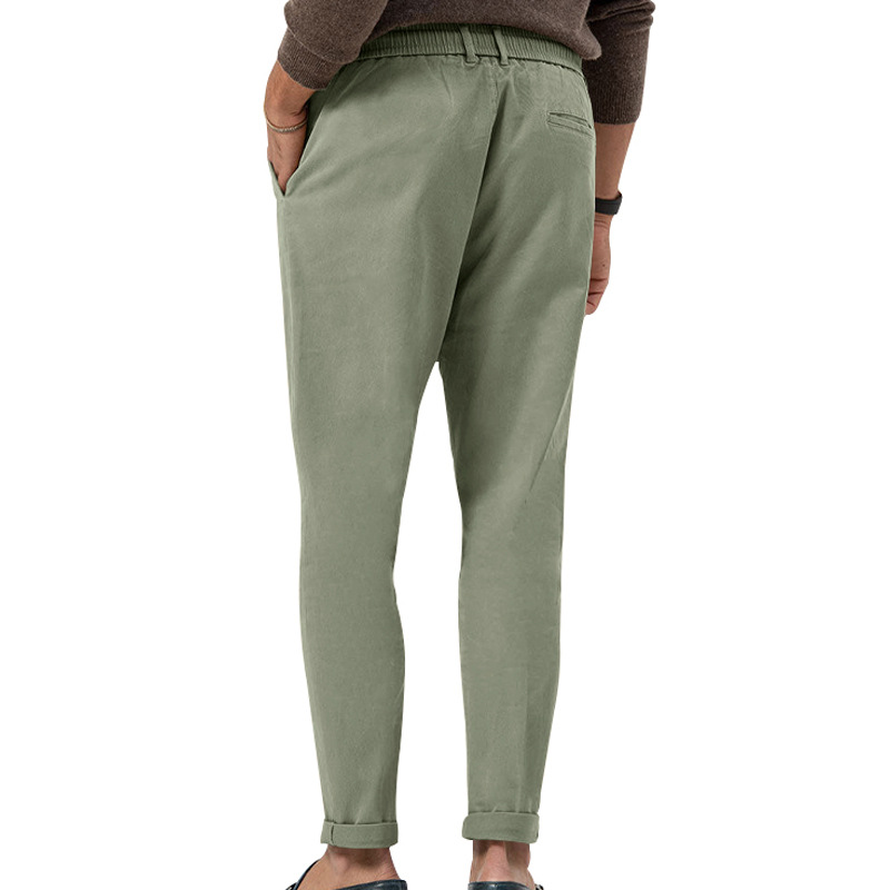 2023 Plus Size Men Trendy Business Casual Long Spring Autumn New Straight Solid Color Dress Pants Men's Clothing_voghion.com