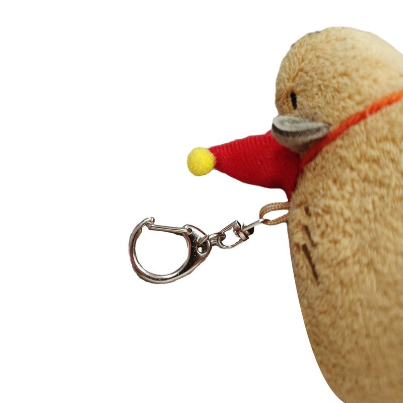 Cappello rosso adorabile porcellino d'india peluche zaino design personalizzabile ciondolo_voghion.com