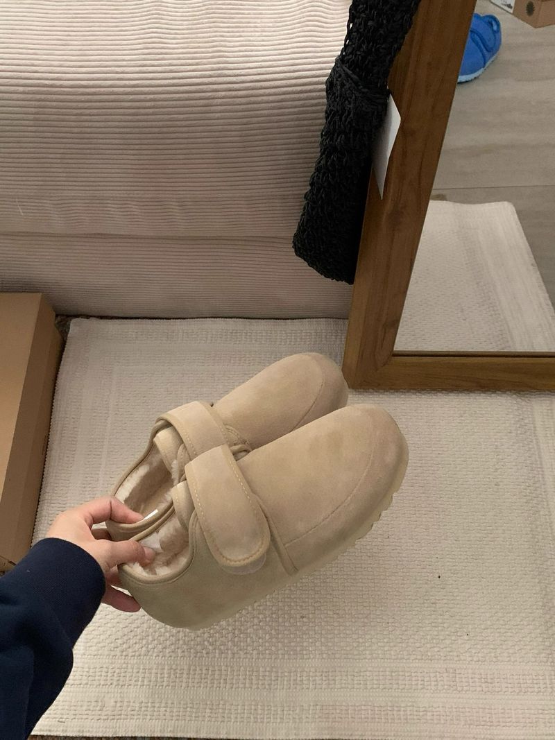 Mary Jane Damen 2025 Herbst/Winter Neue warme Loafer mit Baumwollfutter und dicker Sohle_voghion.com