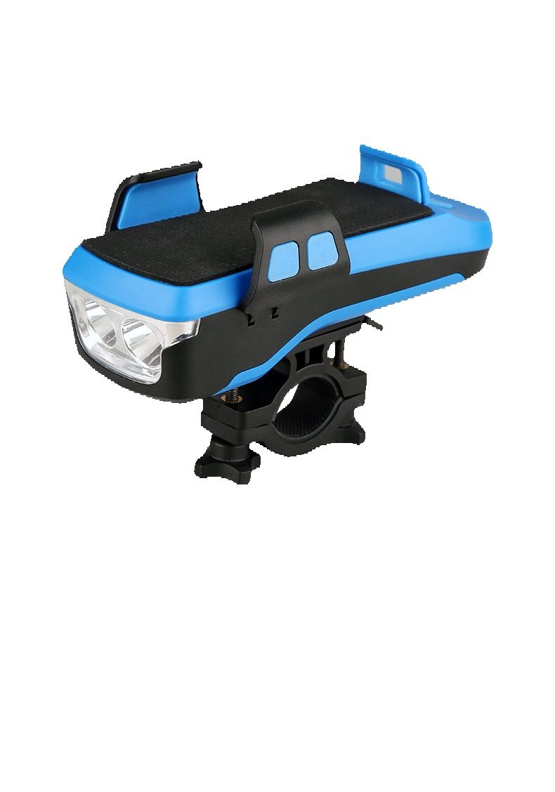 USB-Powerbank vorne am Fahrrad mit Telefonhalter, Fahrradhupe, Licht, Reitausrüstung_voghion.com