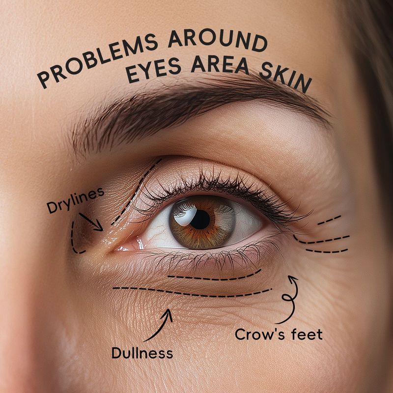 Máscara labial e para os olhos Laikou, 8 conjuntos de 5 peças, máscara hidratante para os lábios e para os olhos_voghion.com