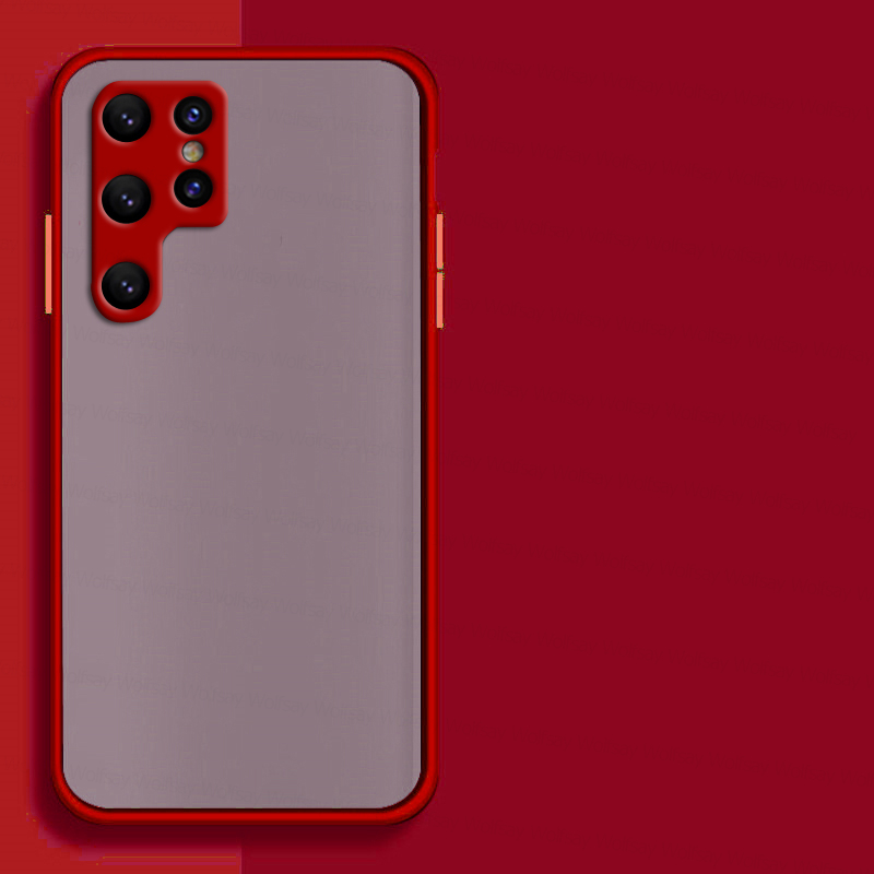 Matte PC-Abdeckung für Samsung Galaxy S22 Ultra Hülle Samsung S10 S20 S21 S22 Ultra Cover Stoßfest Hard_voghion.com