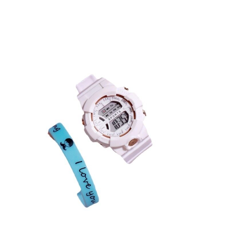 Same Style Multifunctional Luminous Electronic Unisex Student Waterproof Ins Sports Watch_voghion.com