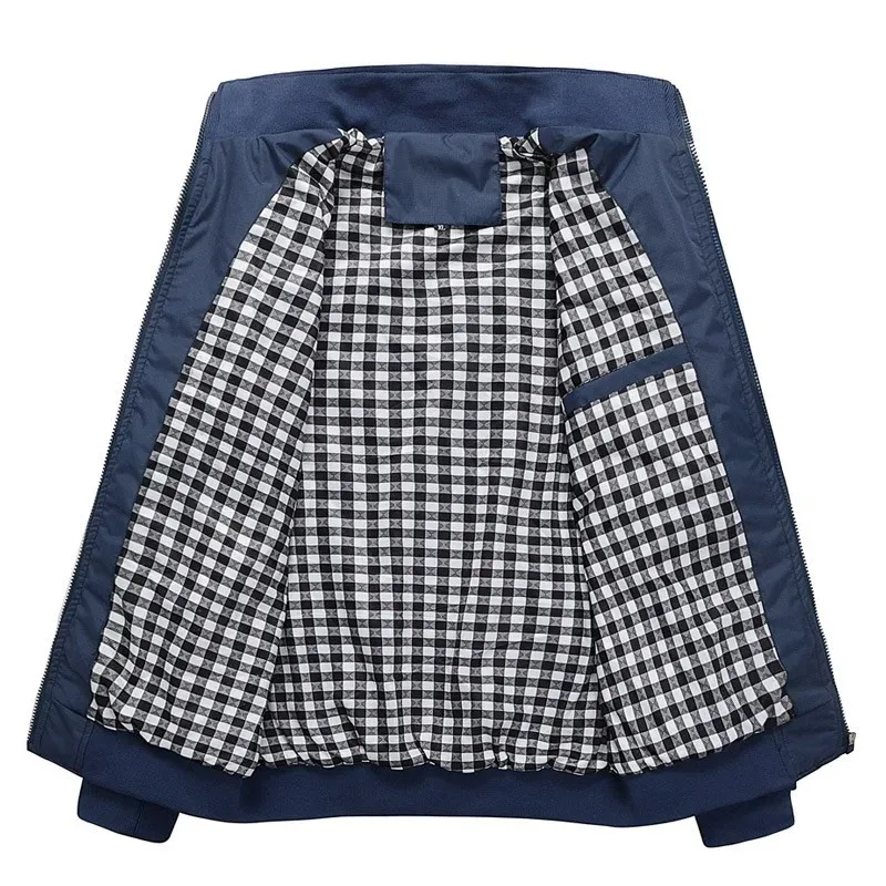 Hochwertige Bomberjacke für Herren, fest, lässig, Frühling/Herbst, Oberbekleidung, Mandarin-Sportbekleidung, Herrenjacken für Herren, M-5XL, 6XL, 7XL_voghion.com
