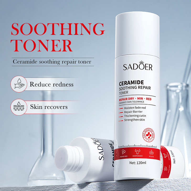 Loción suavizante calmante con ceramidas SADOER (piel sensible) Tónico hidratante_voghion.com