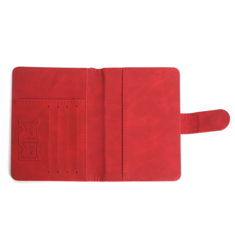 PU Spot Passport Bag, Multi-function ID Bag, Storage Bag, Passport Holder, Anti-theft Brush, Passport Holder._voghion.com