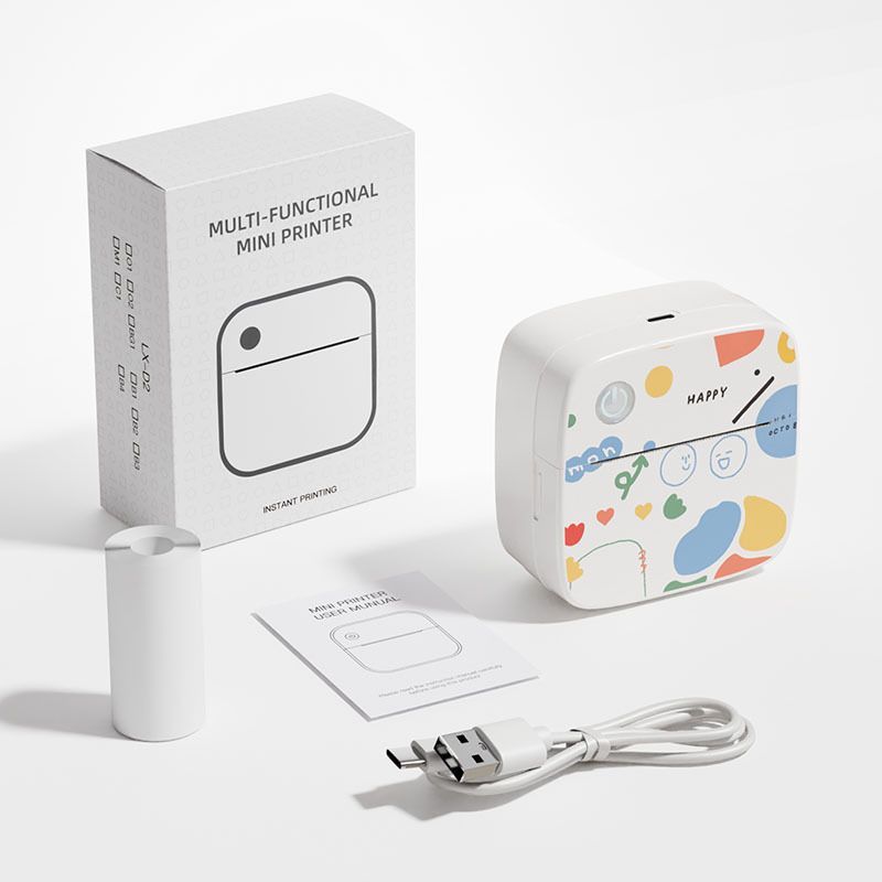 Tuya Nieuwe Mini Labelprinter Fotoafdruk Foutcorrectie Klein Huishoudelijk Draagbaar Draadloos Bluetooth_voghion.com