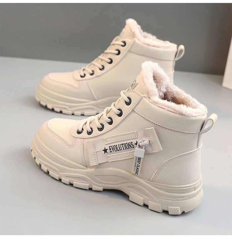 Winter plus größe casual und fleece winter alle spiel student frauen schuhe_voghion.com