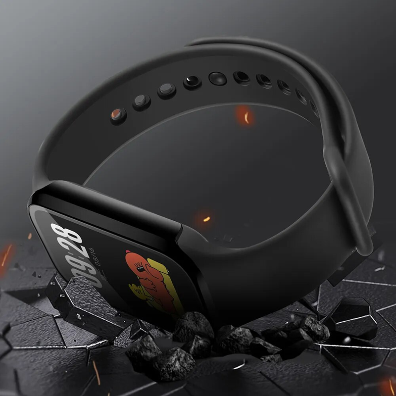 For Redmi Smart Band 2 Full Cover PC with Tempered Film Hard Case and Strap Protective Casing Screen Protector_voghion.com