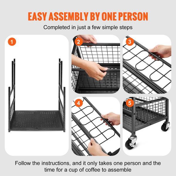 Garden Tool Organizer, 16 Slots With Hooks, Yard Tool Tower Rack With Wheels For Garage Organization And Storage, Hold Long-Handled Tool/Rake/Broom_voghion.com