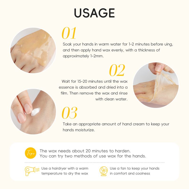 LAIKOU Honigmilch-Handwachs 50g Handmaske Feuchtigkeitsspendend Herbst und Winter_voghion.com