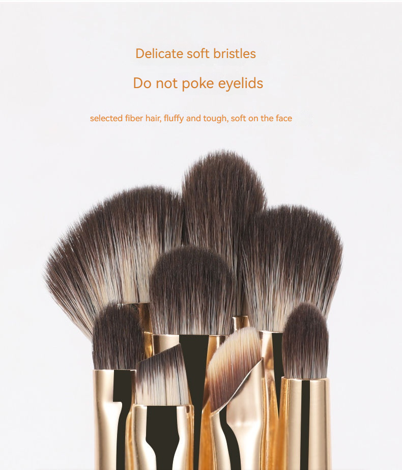 8-Zweig-Set Lidschatten Halo Dye Br Hoher Nennwert Anfänger Weiches Haar Make-up_voghion.com