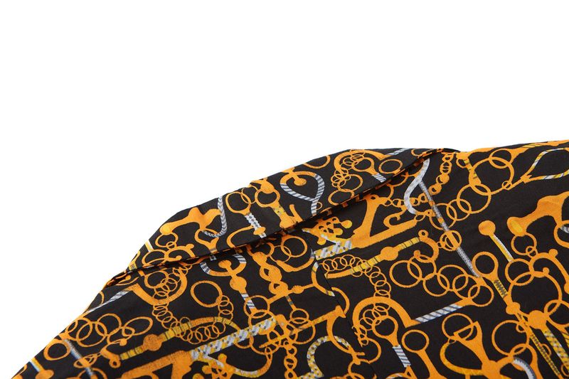 Uomo non ig casual oversize stampato piccolo esterno con abito_voghion.com