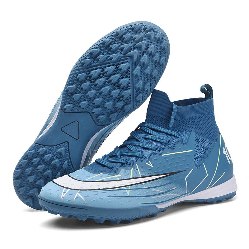 High-Top-Fußballschuhe für Männer und Frauen – Obermaterial aus strapazierfähigem Kunstleder mit rutschfester Gummilaufsohle für Fußballtraining und Spiele im Innen- und Außenbereich_voghion.com