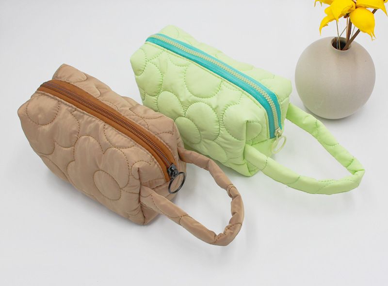 ins Cosmetic Bag Women's Large-capacity Toilet Bag Girl Feeling Pencil Bag Multi-functional Portable Storage Bag Candy Color Simple Hand Wallet_voghion.com