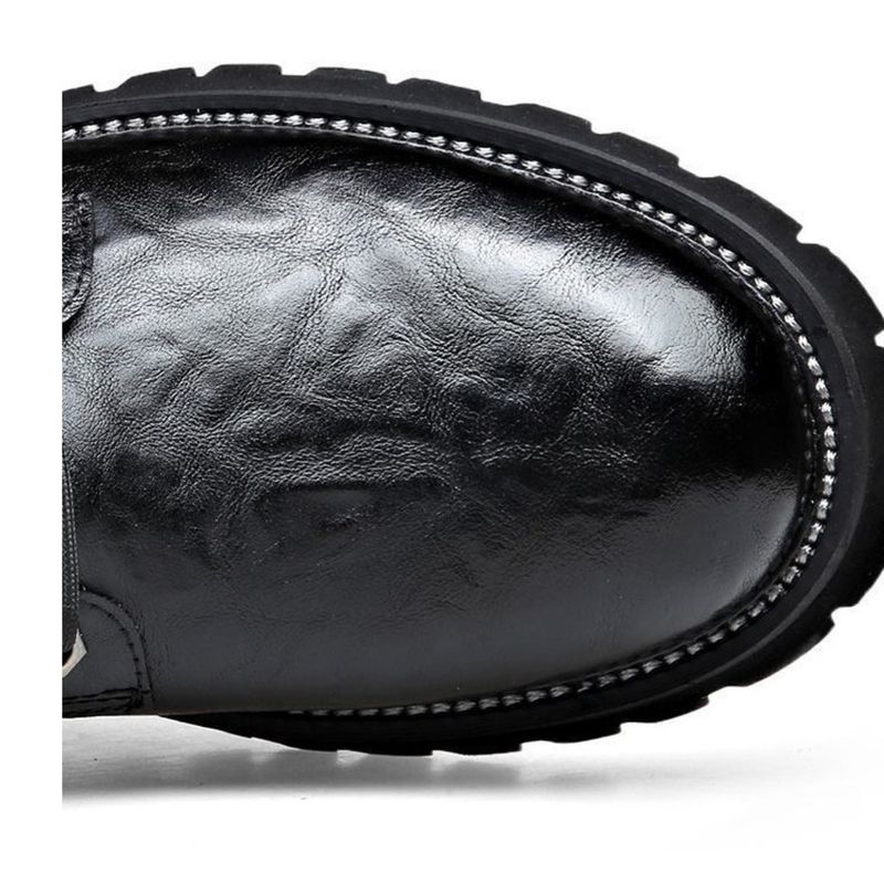 2025 Nieuwe heren hoge leren laarzen Veelzijdige veterschoenen voor werkschoenen Martens Boots_voghion.com