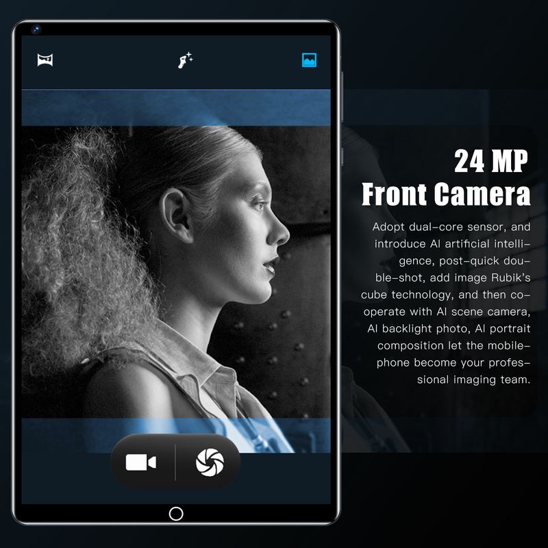 8 Inch Android Tablet - Octa-Core, WiFi, Bluetooth, Dual SIM Calling, HD Display_voghion.com