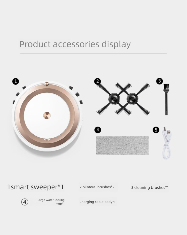 APP Robot Vacuum, Smart Mapping Sweep/Mop/Vacuum, 120min Runtime, Carpets & Hard Floors Cleaning_voghion.com