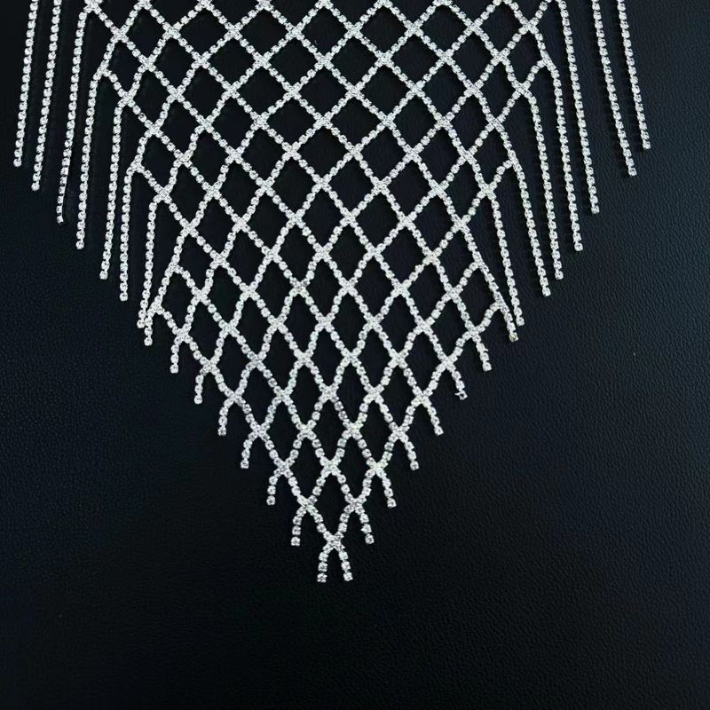 Enkelband accessoires Sexy volledige diamant mesh holle multi-layer modieuze strass enkelband Enkelband_voghion.com