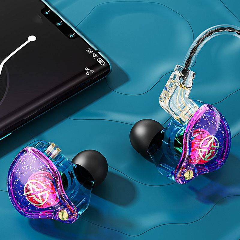 Headphone Dynamic Coil HiFi Waterproof Stereo Sound 3.5mm In-ear Wired Headset Phone Accessories_voghion.com